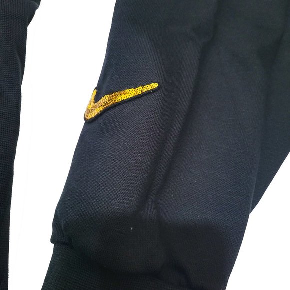 Nike Roswell Rayguns Basketball Hoodie Black Team CV1933-010 Black Gold Orange - Picture 16 of 16